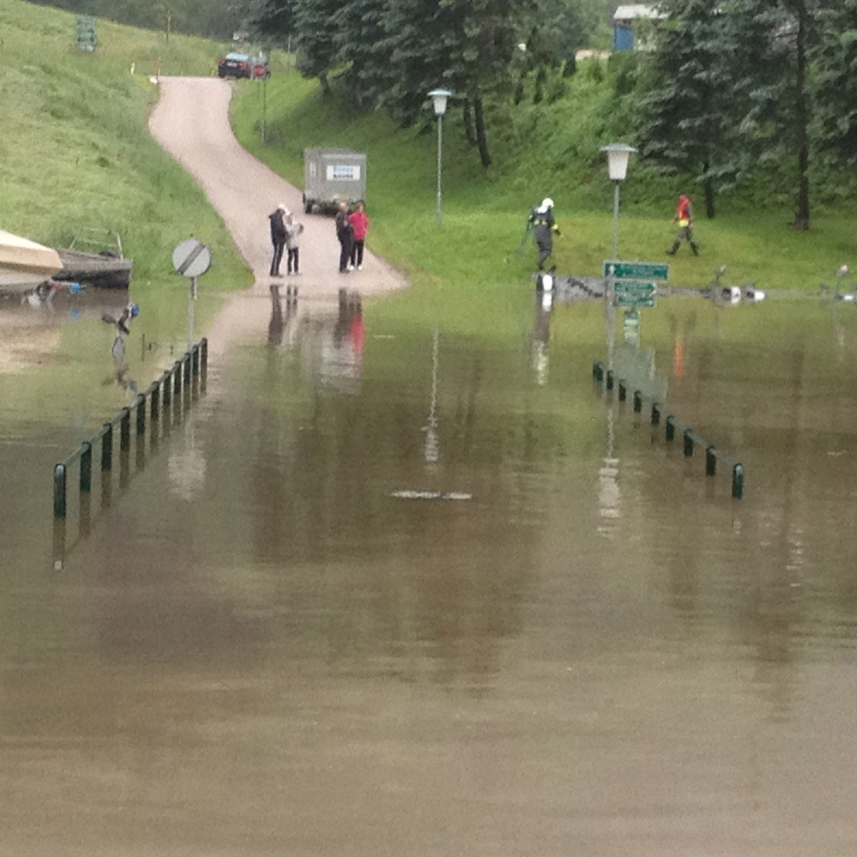 Hochwasser am Donausteig