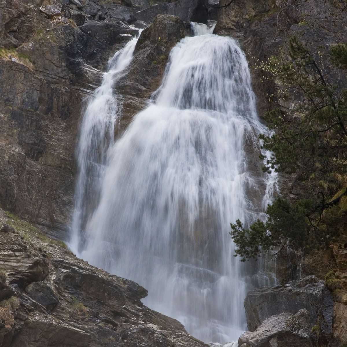 Kuhfluchten-Wasserfälle am Hohen Fricken